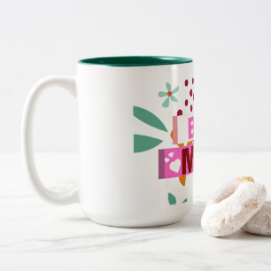 Taza Bicolor Mejor Mamá Feliz Día de las Madres