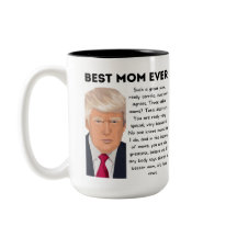 Mejor mamá mug Trump