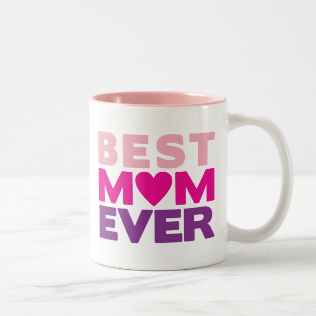 Taza Bicolor Mejor Mamá Nunca Mug (Derecha)
