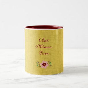 Taza Bicolor Mejor Mamaw Ever