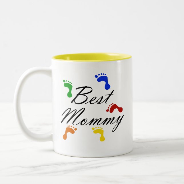 Taza Bicolor Mejor Mommy Mug (Izquierda)