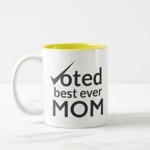 Taza Bicolor Mejor Mug. jamás votado