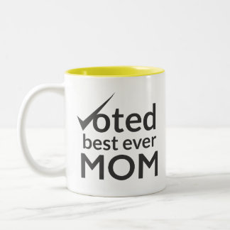 Taza Bicolor Mejor Mug. jamás votado
