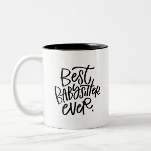 Taza Bicolor Mejor Niñera De Dos Tones De Café Mug
