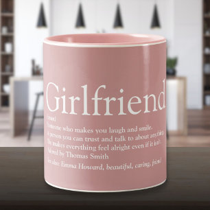 Taza Bicolor Mejor Novia Definición Rosa Femenina