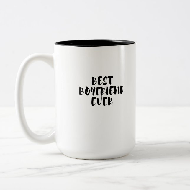 Taza Bicolor Mejor novio jamás (Izquierda)