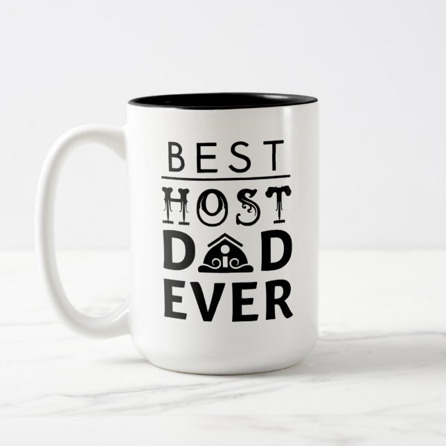 Taza Bicolor Mejor Padre Anfitrión (Izquierda)