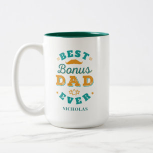 Taza Bicolor Mejor Papá de Golf de Cumpleaños con Bono Día del