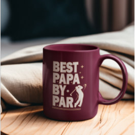Taza Bicolor MEJOR PAPA DE PAR FATHERS DAY GOLF Design