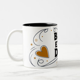 Taza Bicolor Mejor Papá de siempre - Día de los Padres con esti