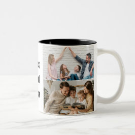 Taza Bicolor Mejor Papá del Mundo 5 Fotocolage