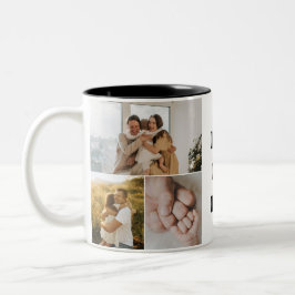 Taza Bicolor Mejor Papá del Mundo 5 Fotocolage