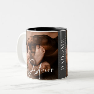 Taza Bicolor Mejor Papá del Mundo Clásico Moderno Simple Elegan
