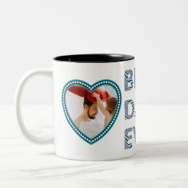Taza Bicolor Mejor Papá del Mundo, Feliz 1er Día del Padre 