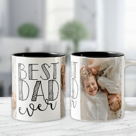 Taza Bicolor Mejor Papá Nunca Mug