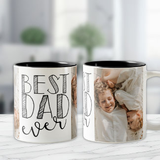 Taza Bicolor Mejor Papá Nunca Mug