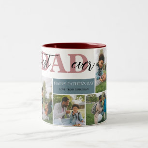 Taza Bicolor Mejor Papá Nunca Padre Día Padre 4 foto