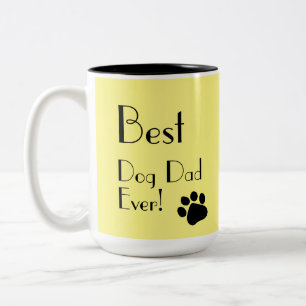 Taza Bicolor Mejor Papá Perro