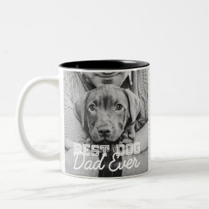 Taza Bicolor Mejor Papá Perro del Mundo Moderno Personalizado c