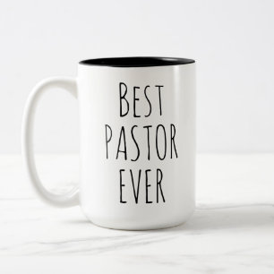 Taza Bicolor Mejor Pastor de Todos los Tiempos Regalo de la I