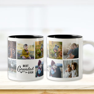 Taza Bicolor Mejor Personalizado de abuelo