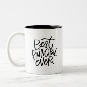Taza Bicolor Mejor Principal De Dos Tones De Café Mug