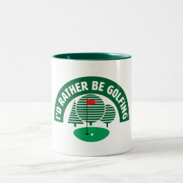 Taza Bicolor Mejor sea Golfing Mug