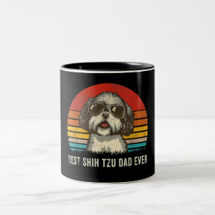 Taza Bicolor Mejor Shih Tzu Dad Hasta Funny Shih Tzu Dad Gif