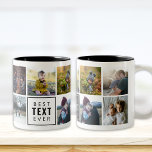 Taza Bicolor Mejor "Tu Texto Aquí" Foto De Personalizado Mug<br><div class="desc">¡personalizar esta taza y dásela como regalo!</div>