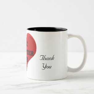 Taza Bicolor Mejor Voluntario de la Historia Gracias