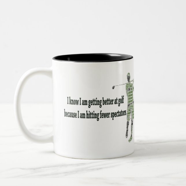Taza Bicolor Mejorar el golf (Izquierda)