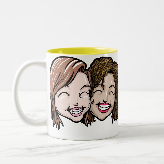 Taza Bicolor Mejores amigos (Izquierda)