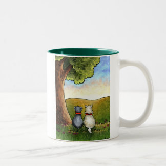 TAZA BICOLOR MEJORES AMIGOS