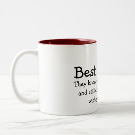 Taza Bicolor Mejores amigos