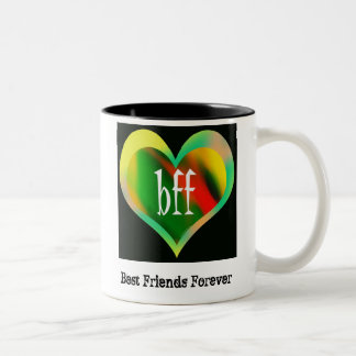 Taza Bicolor Mejores amigos para siempre