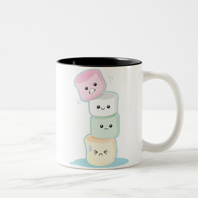 Taza Bicolor Melcochas apiladas (Derecha)