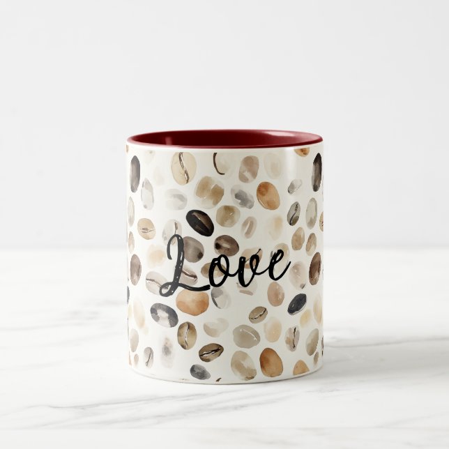 Taza Bicolor Melis Café Marrón Melocotón (Centro)