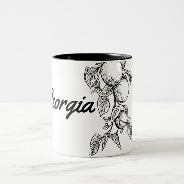 Taza Bicolor Melocotones de Georgia (Centro)