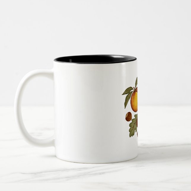 Taza Bicolor Melocotones y frutos secos (Izquierda)