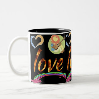 Taza Bicolor melodía de amor