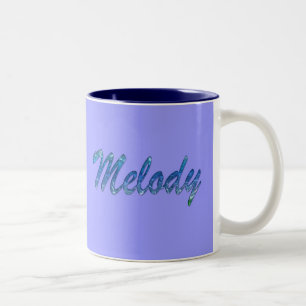 Taza Bicolor Melody Name Branded Gift Item