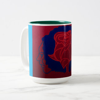 Taza Bicolor Memoria de Rosa