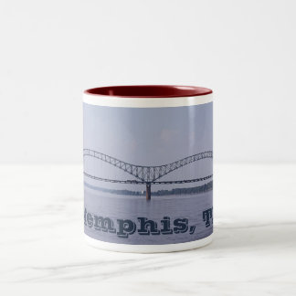 Taza Bicolor Memphis, TN Coffee Mug