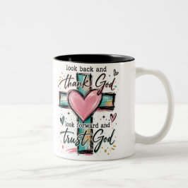 Taza Bicolor Mensaje de Fe y Ánimo