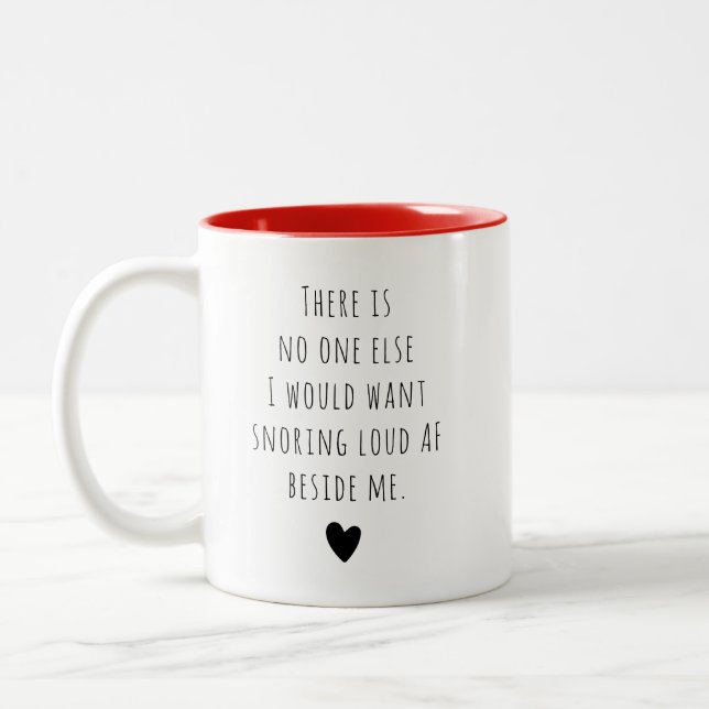 Taza Bicolor Mensaje de Personalizado Humor Gracioso Único (Izquierda)