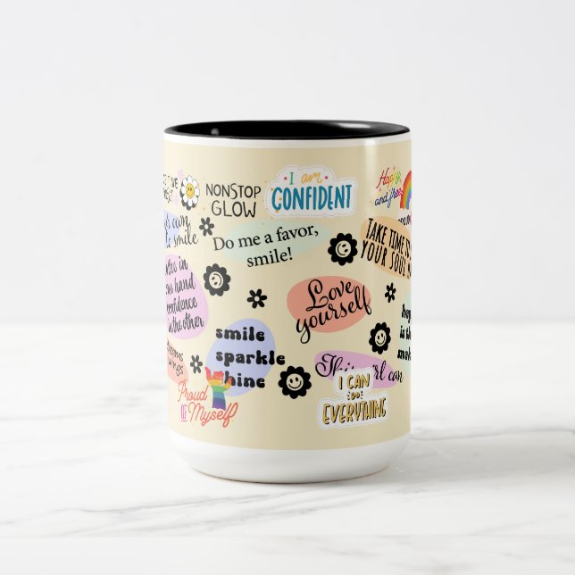 Taza Bicolor Mentalidad positiva (Centro)