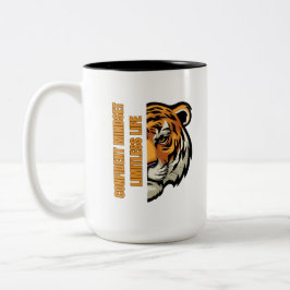 Taza Bicolor Mentalidad Segura Vida Sin Límites