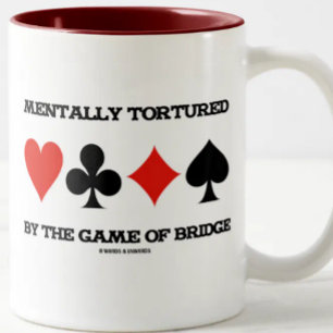 Taza Bicolor Mentalmente por The Game del puente (humor)