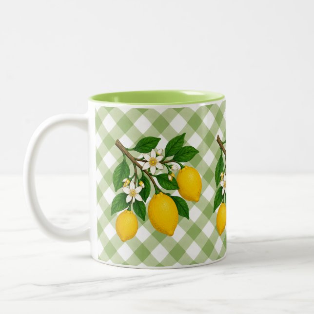 Taza Bicolor Menton Lemon Two-Tone Mug (Izquierda)