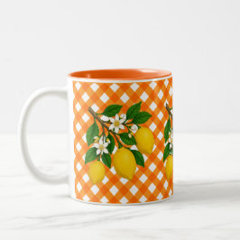 Taza Bicolor Menton Lemon Two-Tone Mug